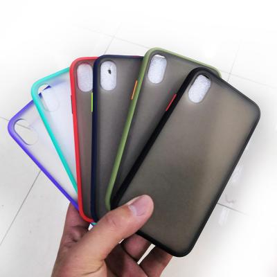 China 2020 Fashion Comfortable Clear TPU+PC Shockproof Matte Cell Phone Case For Series Etc. iPhone/Huawei/Samsung series series for sale