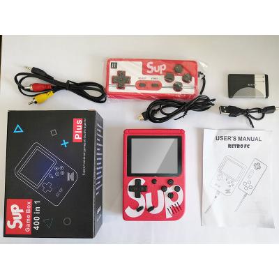 China Plastic Top Selling Classic Portable TV Plus 1000mAh Battery 400 In 1 Handheld Game Video Game Console for sale