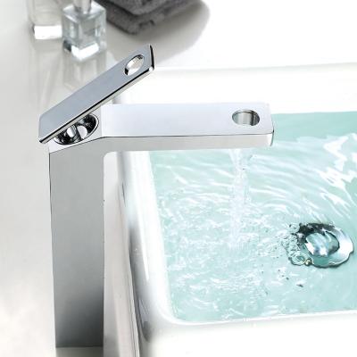 China Faucets Kaiping Factory New Arrival Large Metered Waterfall Basin Faucet Mixer for sale