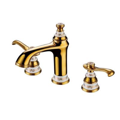 China Luxury Metered Faucets Basin Faucet Buy Directly From China Factory 2-Handle Bathroom Basin Faucet for sale