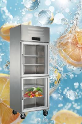 China Kühlschrank für Restaurants mit Verkaufsbildschirm 600L Doppeltür-Frischschrank zu verkaufen