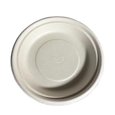 China Eco Friendly 100% Biodegradable Bagasse Paper Pulp Tableware Disposable Bowl for sale