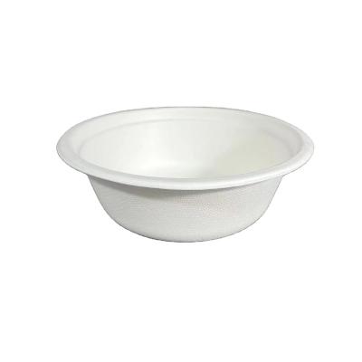 China Eco Friendly Take Away Disposable Microwave Bagasse Compostable Sugar Cane Salad Bowl With Lid for sale