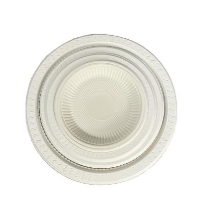 China Mordern 100% Biodegradable 6 Inch Cornstarch Dish Dishes Dishes for sale