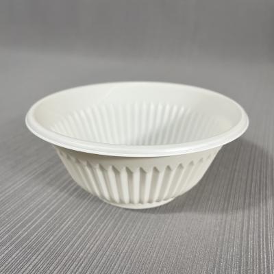 China Large Disposable Biodegradable Cornstarch Deep Soup Bowl for sale