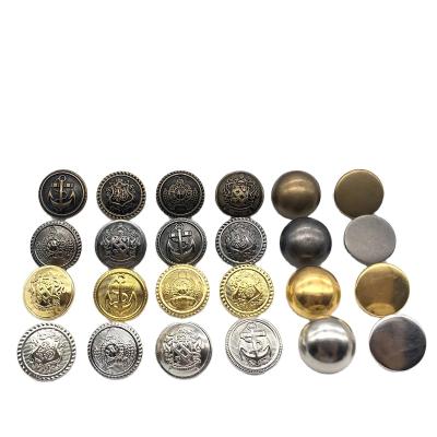 China 15/18/20/23/25 mm Gold Color Gold Coat Nickel Free Garment Accessories Metal Sewing Buttons For Clothing Crafts for sale