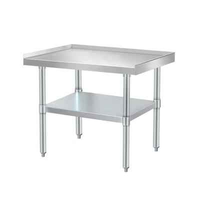 China Resturant / Hotel Stainless Steel Sink Kitchen Waste Collection Work Table With Single Bowl Sink Bench for sale