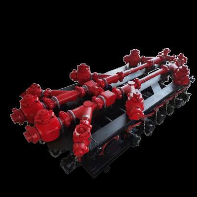 China API High Pressure 5000 to 15000psi Choke Manifold Kill Manifold Frac Manifold For Oilfield Hydraulic Wellhead Frac Equipment 5 1/8