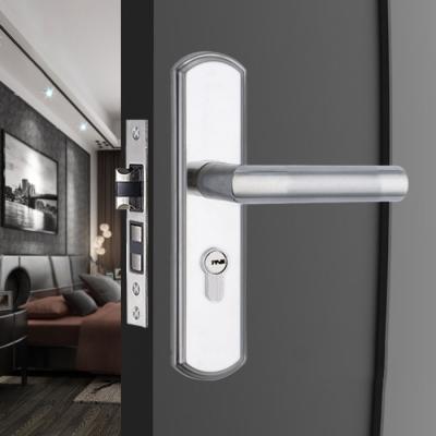 China High security ss304 bathroom sliding glass ever handle aluminum toilet door lock for sale