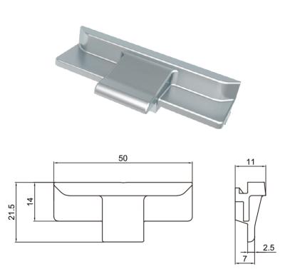 China Modern Upvc Door Window Casement Handle Aluminum Lock Block Accessories for sale