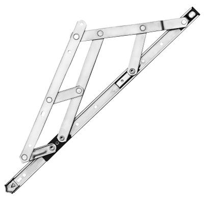 China Modern Rubbing Heavy Duty Casement Window Aluminum Stay Hinges Arm With Open Center for sale