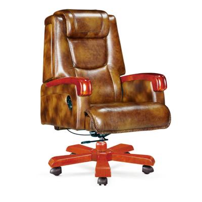 China Luxury Executive Leather Office Chair Specification (Size) Foshan High Back Adjustable Office Chair for sale