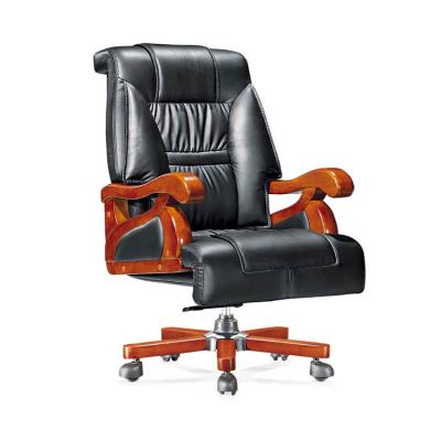 China (size) full grain leather office chair luxury high quality adjustable leather executive office chair for sale