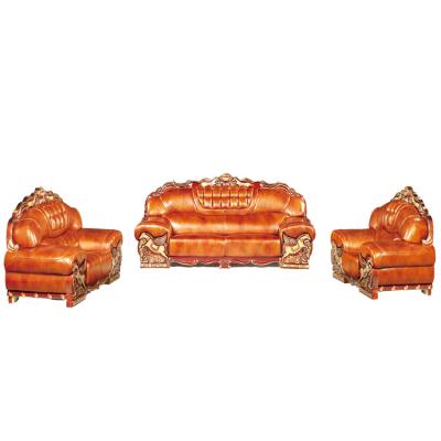 China Factory Direct Products Foshan China Office Solid Wood Antique Leather Sofa for sale