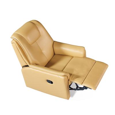 China Living Recliner (Height) Adjustable Sofa Recliner Leather Manual Armchair for sale