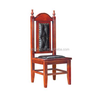 China Leather Clerk Leather Carved Wooden Cow Back Judge Chair (Waist) To Court Adjustable Good Quality Furniture for sale