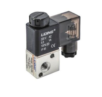 China LIDING 3V1 Series 3 Way 2 Position DC 12v General Air Control Pneumatic Solenoid Valve for sale