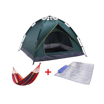 China Waterpoof outdoor camping tent for 2-3-4 persons fully automatic tent quick-opening sunscreen spring type camping tent for sale