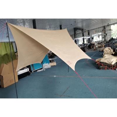 China Waterproof Summer Sea Sun Shelters Garden Outdoor Family Beach Fishing Backyard Motorhome Roof Side Tent for sale