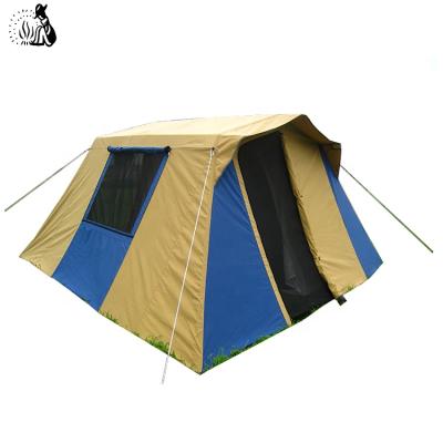 China Factory Sale OEM Waterproof Large Cabin Foldable Canvas Tents for sale