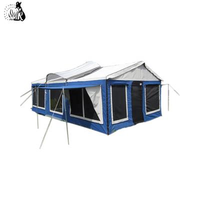 China Waterproof Single Cabin Pickup Canvas Camper Trailer Tents for sale