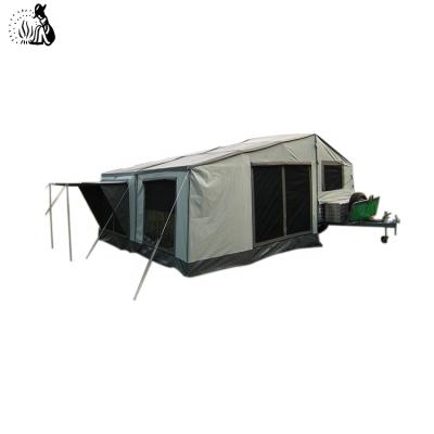 China Durable outdoor tent trailer camp trailer waterproof soild nylon zipper for sale