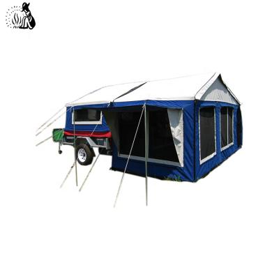 China OEM pvc outdoor floor waterproof leisure portable carpas camper for sale