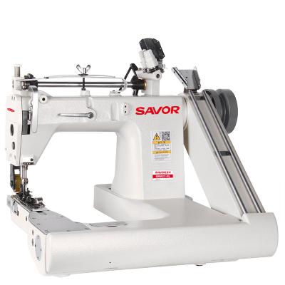 China SR927-PL Programmable Goods Price Hot Sales Puller Feed Off Arm Jeans Chain Stitch Industrial Sewing Machine for sale