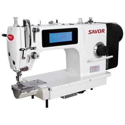 China SR6090-7 programmable top and bottom feed computer lockstitch sewing machine touch screen for pleating material for sale