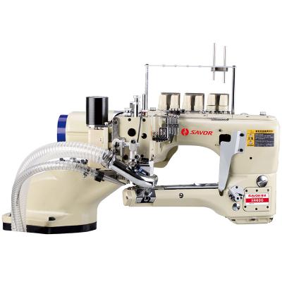 China SR62G 4 Needle 6 Thread Programmable Flat Industrial Sewing Machine Underwear Sewing Machine for sale