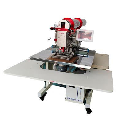 China Programmable Automatic Vending Laser Patch Pocket Welding Machine Jeans Pocket Sewing Machine for sale