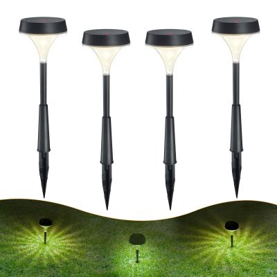 China 3 Lighting Spots For Option IP65 Path Outdoor Waterproof Solar Landscape Light With 3 Modes LED Spot Light Solar Powered Lawn Decoration Ground Light for sale