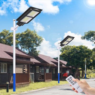 China ROAD High Bright 50W Remote Control All In One Integrate Motion Sensor Solar Street Light Lamp for sale