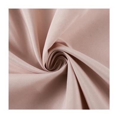 China Eco-Friendly 100 Poly 130 GR Waterproof Micro Dyed Polyester Microfiber Peach Skin Fabric for sale