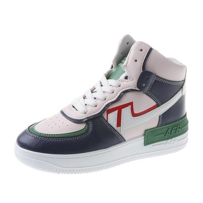 China 2021 factory hot wholesale casual fashion shoes AJ style women's lightweight high top sneakers for sale