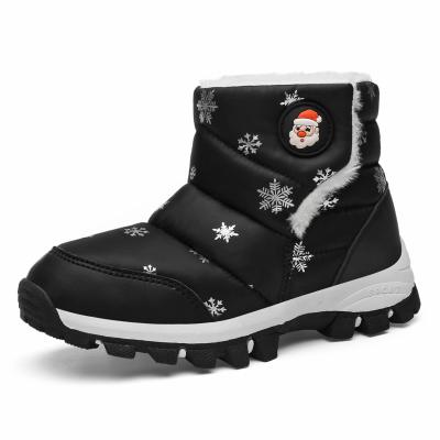 China Fashion Trend Boys Girls Platform Christmas Boots Cute Outdoor Holiday Comfort Kids Winter Shoes and Warm Snow Boots for sale