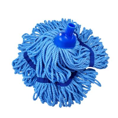 China Sustainable Refill Microfiber Round Mop Head Replacement Mop Head For Floor Cleaning for sale