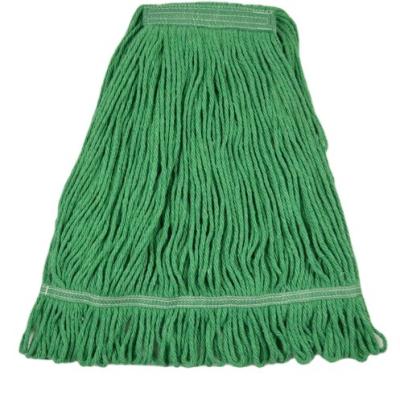 China Viable Wholesale Commercial Industrial Wet Floor Mop 400GM Refill Cotton Mop Heads Cleaning Replacement for sale