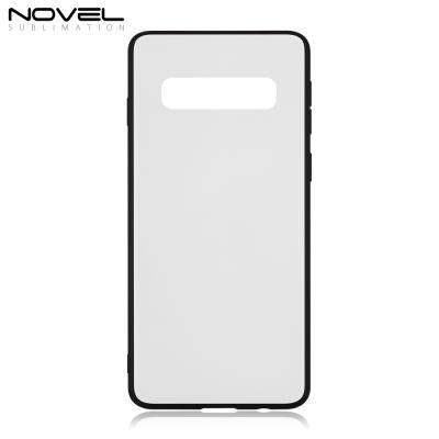 China OEM Printing For Galaxy S10 Blank Back Sublimation Phone Case 2D Tempered Glass TPU for sale