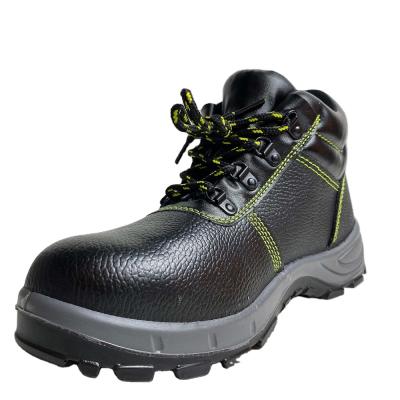 China Anti-Puncture Factory Outlet Genuine Leather Breathable Water Resist Safety Shoes Steel Toe For Factory for sale