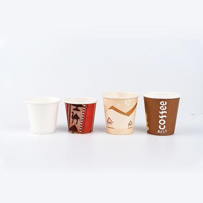 China Factory Outlet Customizable Disposable 2.5oz Single Wall Paper Cup For Coffee Packaging for sale