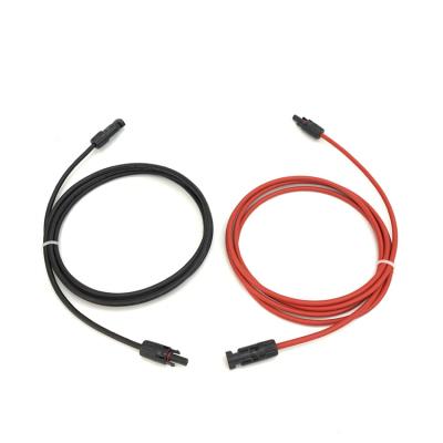 China A.W.G. Meter 6mm Solar Panel Solar Powered Extension Cable 3 of system 10 with black/red wire for sale