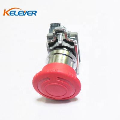 China 40mm 1no 1nc 40mm emergency stop mushroom push button switch for sale