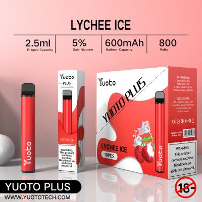 China CE ROHS FCC 800 Puffs Vape , 600mah Battery Pre Filled Vape Pens for sale