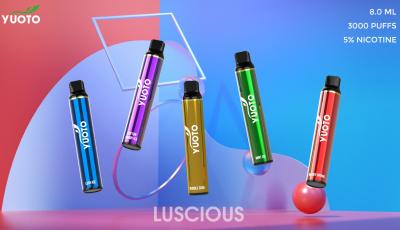 China Disposable Vape e Cigarette Yuoto luscious 3000 puffs 22 Flavors for sale