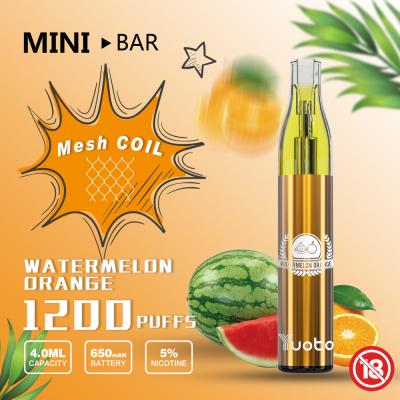 Cina Il ODM 1200 dell'OEM soffia sapore misto di frutti delle barre 11 eliminabili di Vape in vendita