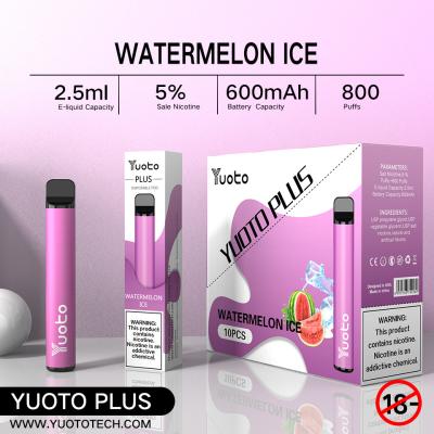 China Yuoto Plus 800 Puffs E Cigarette 32g 11 Mixed Flavor Blueberry Raspberry Strawberry for sale