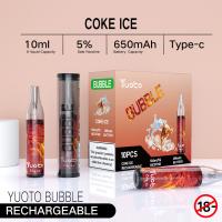 Китай 650 mah Yuoto устранимое Vape Refill 4000 слоек коксуют вкус льда продается