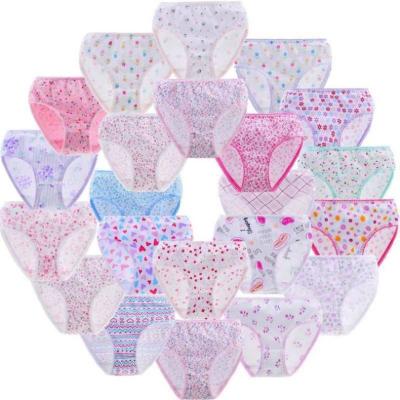 China Breathable Low Price Girls Cotton Wholesale Printing Briefs Bangladesh Children's Underwear Factory Spot for sale