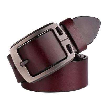 China N1002 New Commercial Adjustable Business Casual Genuine Leather Belts And Casual Automatic Belt Black For Men for sale